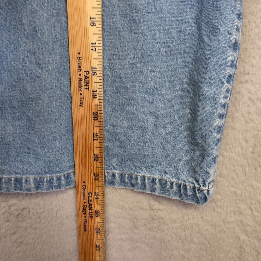 Christopher Banks Top Womens M Blue Denim Cat Lady Medium Wash Embroidered - Picture 11 of 14